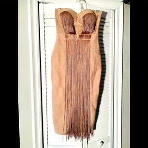 Bodycon mocha dress /size s